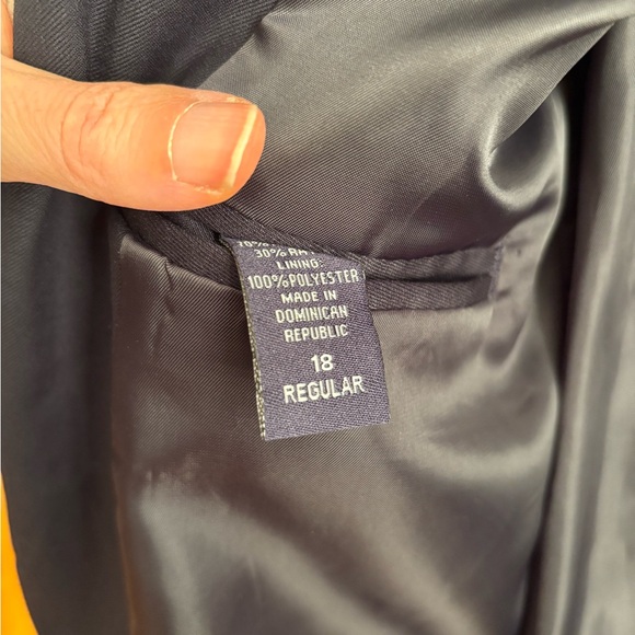 Nautical Navy Blazer Size 18 - Picture 3 of 8